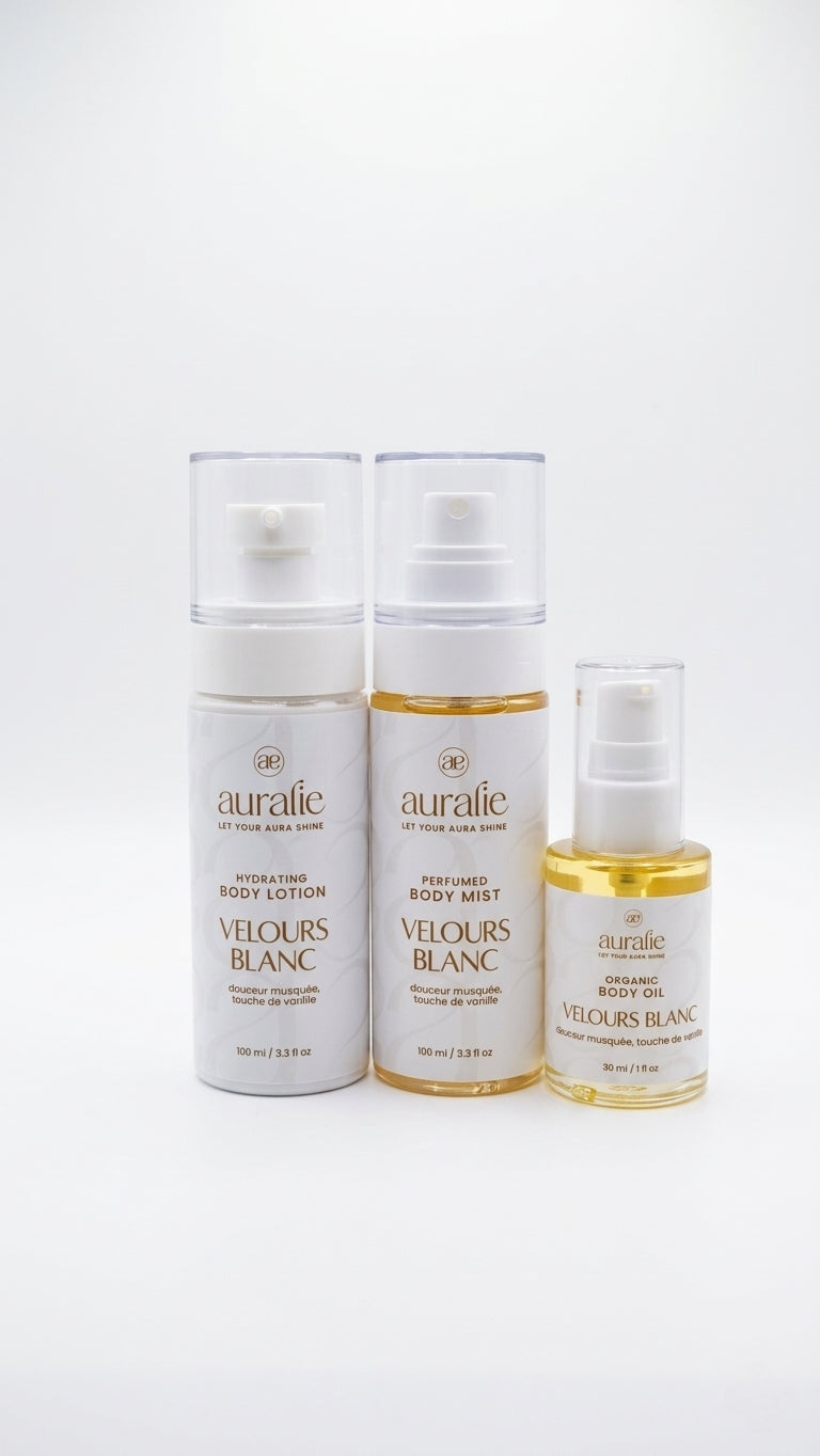 Bundle: Velours Blanc Body Lotion 100ml + Body mist 100ml + Body oil 30ml